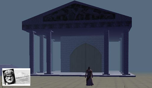 Screen-shot from LGI game Aristotle's Assassins