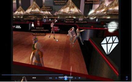 Shot from "Males v. Females" showing static camera angle